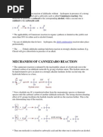 Cannizaro Reactions