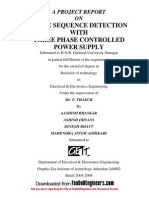 Phase Sequence Detection With Three Phase Controlled Supply