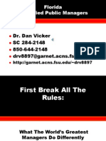 First Break All Rules