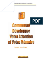 Comment Développer Votre Attention Et Votre Mémoire PDF