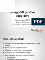 MongoDB Profiler Deep Dive MongoDB Austin 2013