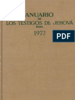 Anuario de Los Testigos de Jehová - 1972