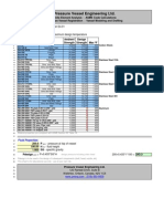 Mechanical Design Spreadsheet