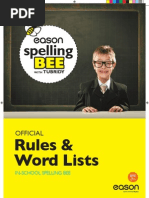 Eason Spelling Bee In-School Pack