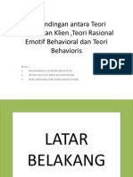 Perbandingan Antara Teori Pemusatan Klien, Teori Rasional