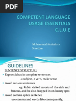 Competent Language Usage Essentials