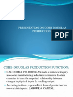 Cobb Douglas Production Function