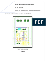 Memoria de Calculo Vivienda Unifamiliar