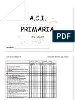 Acis de Educación Infantil para Primaria