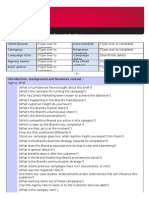 Agency Brief Template - B2B