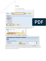 Steps To Create Transport Request