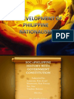 Lesson Vi The Development of Philippine Nationalism