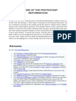 Timeline of The Protestant Reformation