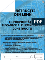 Curs 2 Proprietati Mecanice Ale Lemnului de Constructie