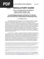 Regulatory Guide 1.208