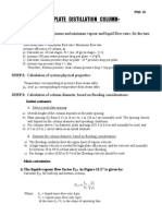 DESIGN OF SIEVE PLATE Column