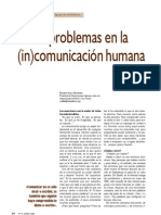 8 Problemas en La INcomunicacion Humana