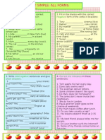 Present Simple: All Forms Practice: Affirmative Negative