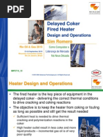 Delayed Coker Fired Heaters