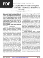 Ray's Scheme: Graphical Password Based Hybrid Authentication System For Smart Hand Held Devices