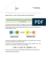 Lectura Formula y Reacciones Quimicas