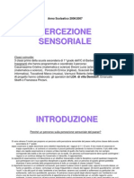 Presentazione Percezione Sensoriale Completo