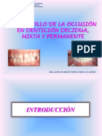 1 ° Desarrollo de La Oclusion