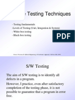 SoftWare Testing Techniques