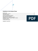 Guidelines in Analysis Phase PDF