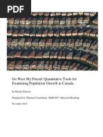 Municipal Quantatative Analysis - (Socio-Economic Indicators, Growth Forecasts, Cost-Benefit Analysis)