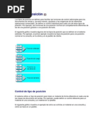 Posición, Reparto y Disponibilidad