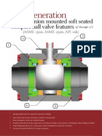 New Gen Trunnion Soft Seat Ball Valve