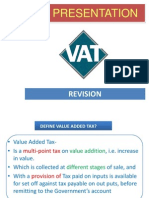 Vat Presentation: Revision