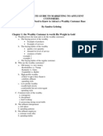 Marketing To The Affluent Manuscript Outline PDF