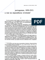 LAINS, Pedro - Tese Da Dependencia Revisitada