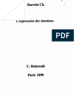 Darwin Charles - L'expression Des Émotions Paris 1890