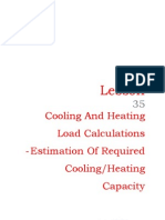 35 Cooling and Heating Load Calculations