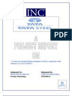 A Study On Benchmarking Techniques Used by Companies With Reference To TATA STEEL