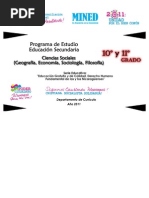 Programa Ciencias Sociales10moy11mo