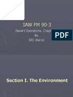 IAW FM 90-3: Desert Operations, Chapter 1 by SPC Pierce