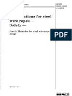 BS en 13411-1 (2002+A1 2008) Terminations For Steel Wire Ropes. Safety. Thimbles For Steel Wire Rope Slings