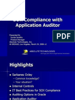 SOX Compliance A Practical Approach To App Auditor