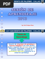 Sesion Aprendizaje San Benito