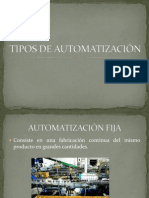 Tipos de Automatización