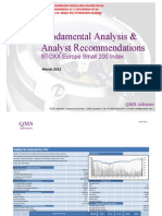 Fundamental Equity Analysis & Analyst Recommendations - STOXX Europe Small 200 Index Components