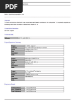 Resumetata Consultancy Services: Objective