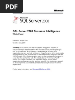 SQL Server 2008 Business Intelligence