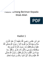 Hadist Tentang Beriman Kepada Kitab Allah