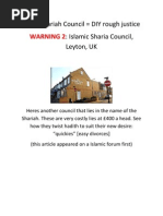 Salafi Shariah Council in Leyton PDF