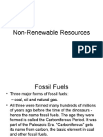 Non-Renewable Resources